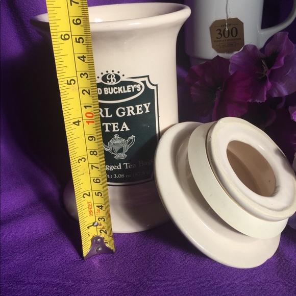 Vintage Earl Grey Collectible Ceramic Tea Jar - Picture 3 of 8